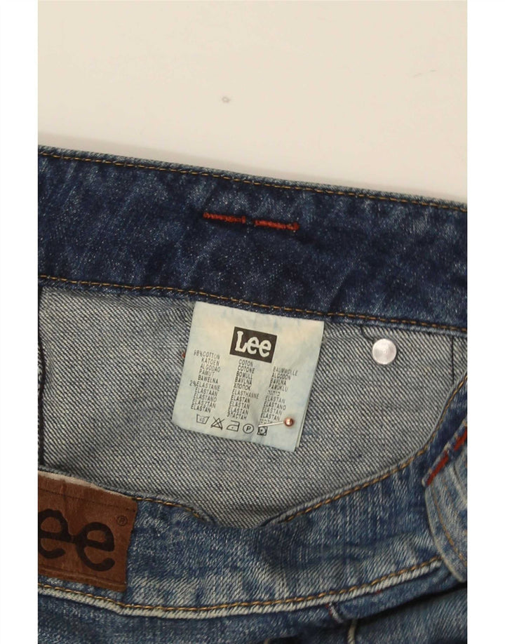 Lee Damen Leola Bootcut Jeans W27 L35 Blaue Baumwolle