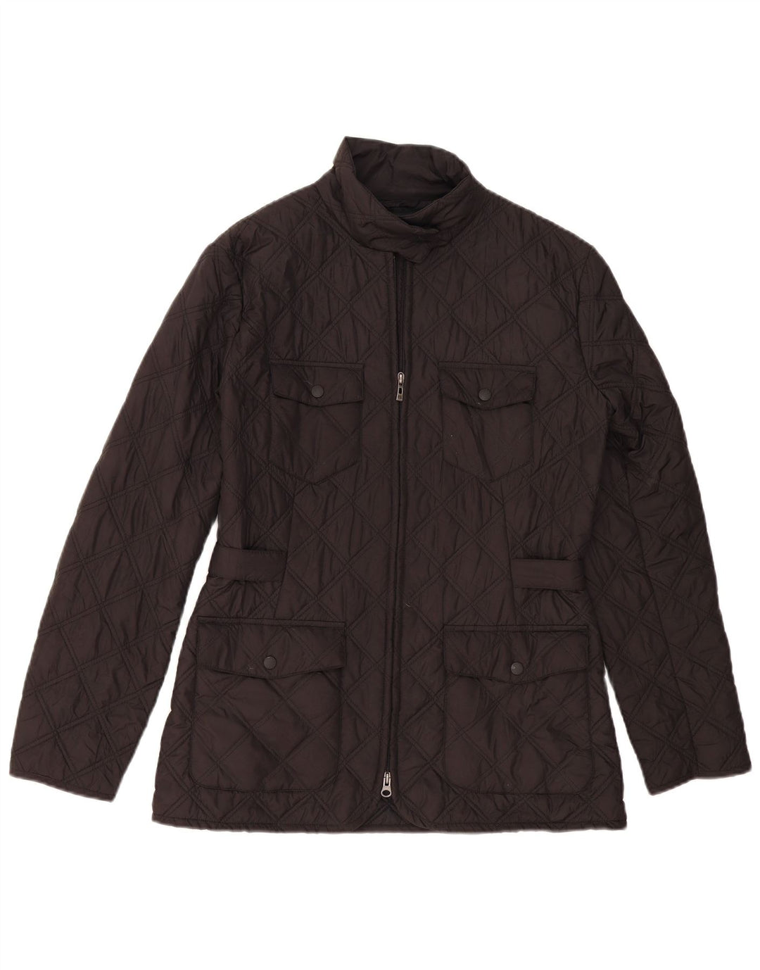 Sergio Tacchini Damen Steppjacke IT 46 Large Schwarz Polyester