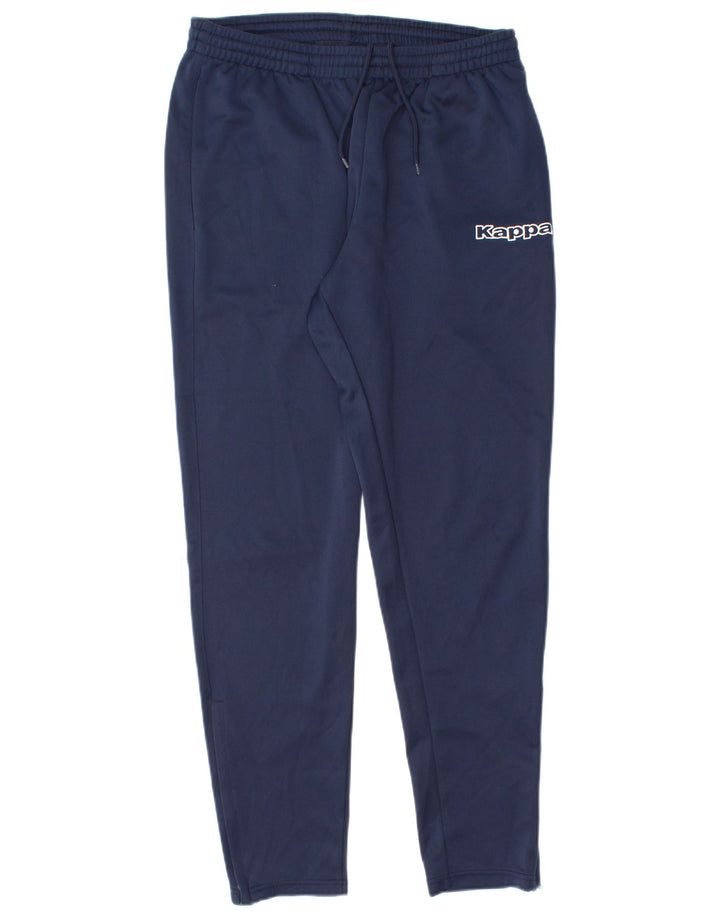 KAPPA Herren-Trainingshose mit Grafik, groß, marineblaues Polyester