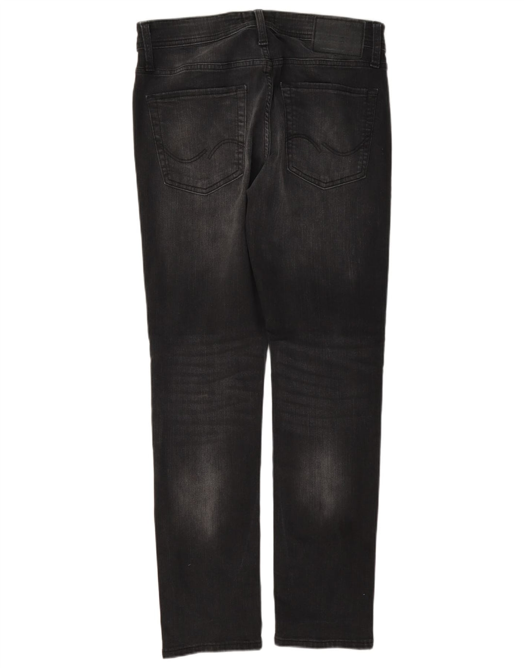 Jack & Jones Herren GLENN Slim Jeans W30 L32 Schwarze Baumwolle