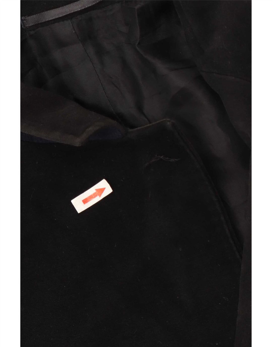 Massimo Dutti Herrenmantel EU 48 Mittelschwarze Baumwolle