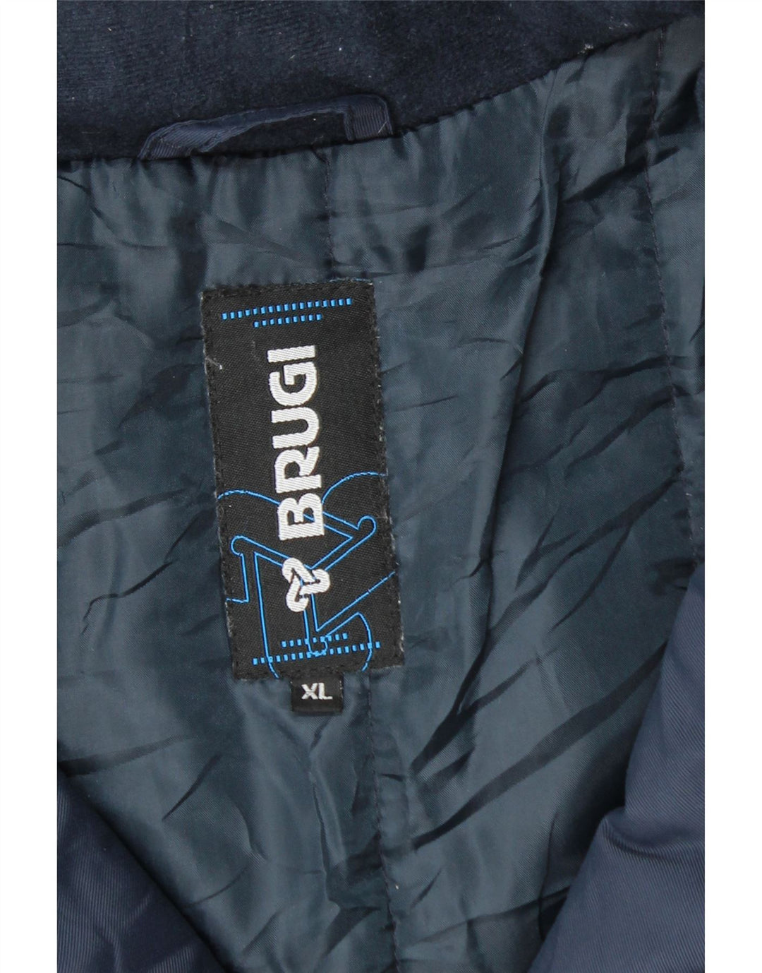 Brugi Herren Windjacke UK 42 XL Marineblau Polyamid