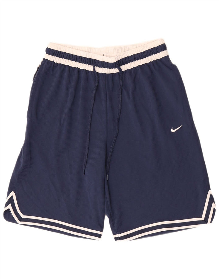 Nike Herren-Sportshorts, Mittelgroßes marineblaues Colourblock-Polyester