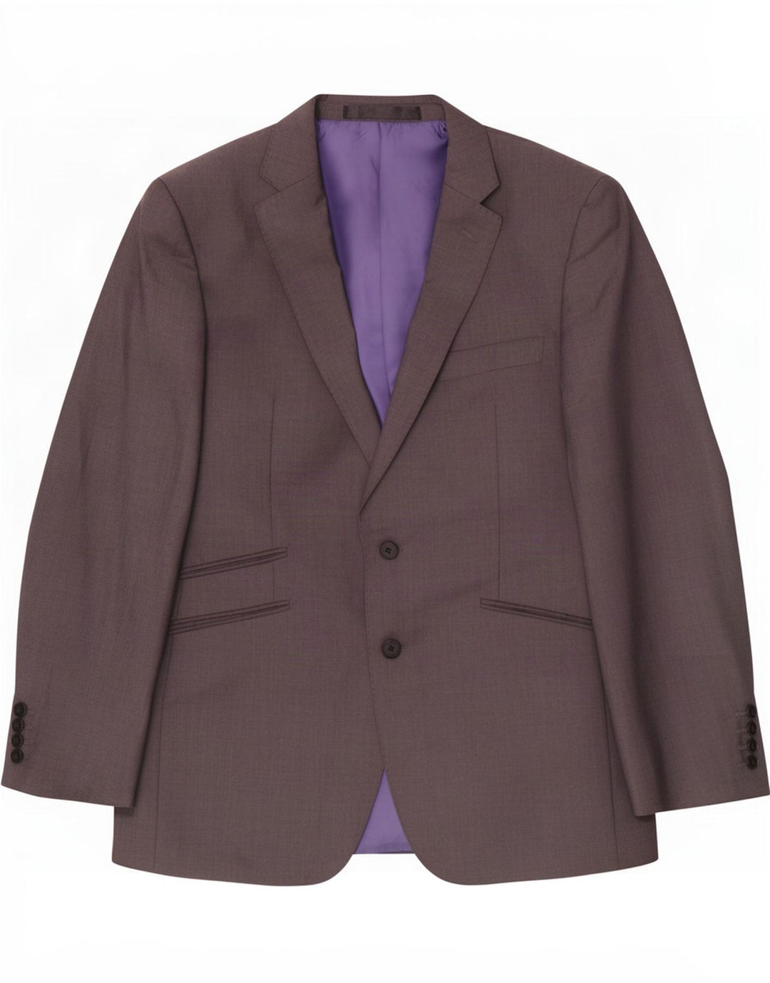 Marks & Spencer Herren-Blazer mit maßgeschneiderter Passform, UK 40, mittelgraue Wolle