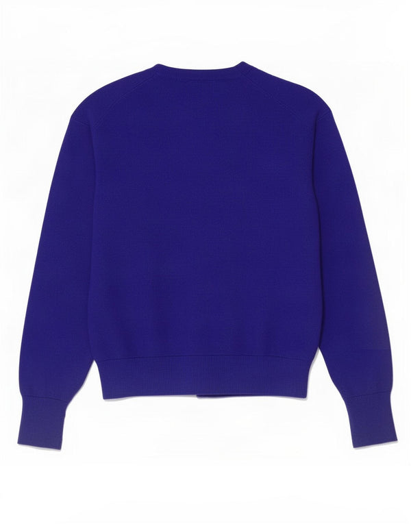 Marks & Spencer Damen Crop Cardigan Pullover UK 6 XS Blaue Viskose