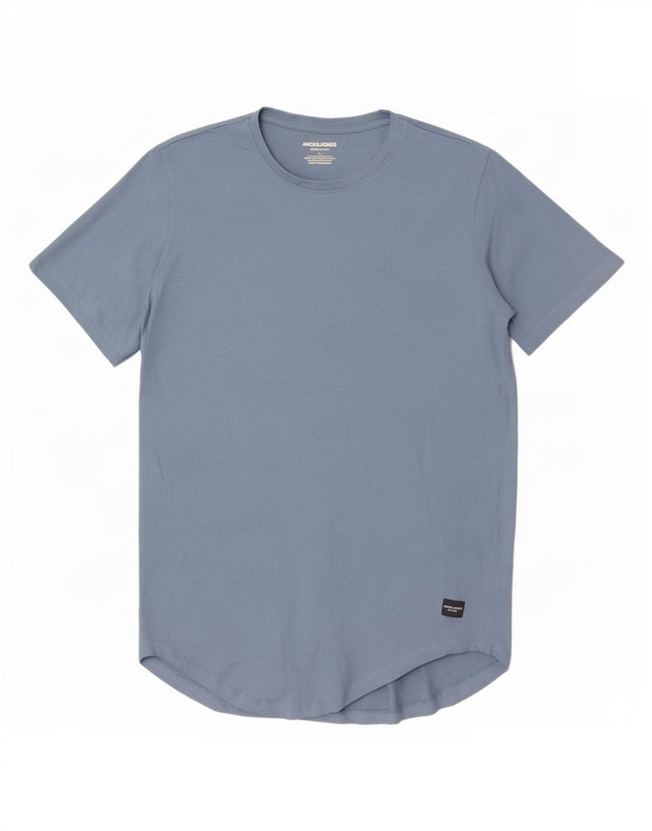Jack & Jones Herren T-Shirt Top Large Blau Baumwolle