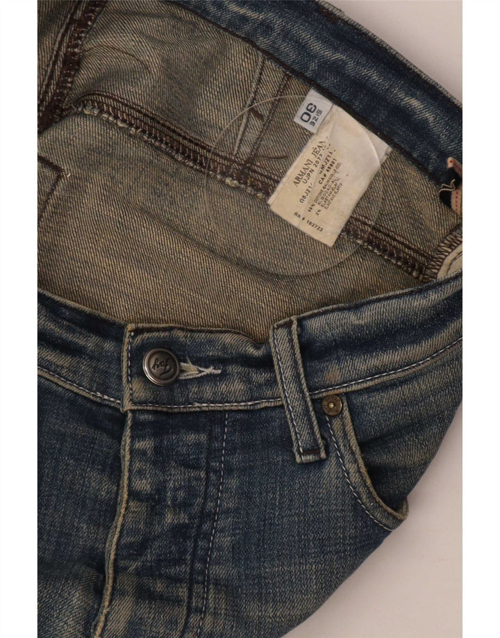 Armani Herren Slim Jeans W30 L32 Blaue Baumwolle