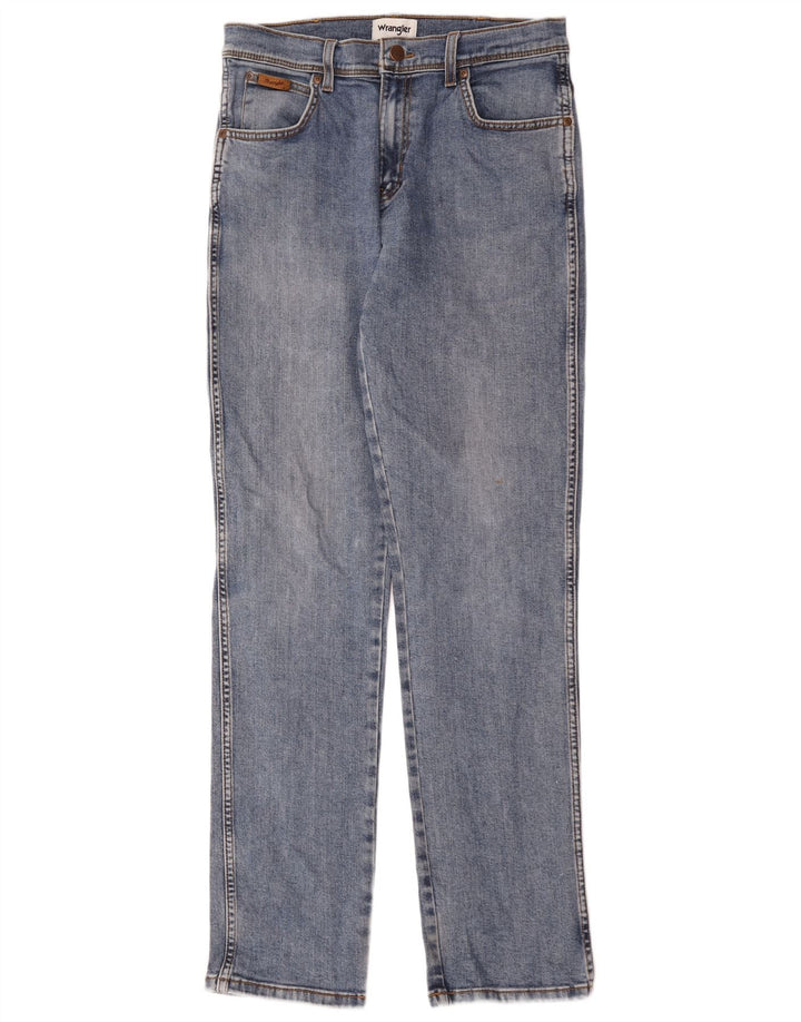 Wrangler Herren Texas Straight Jeans W32 L34 Blaue Baumwolle