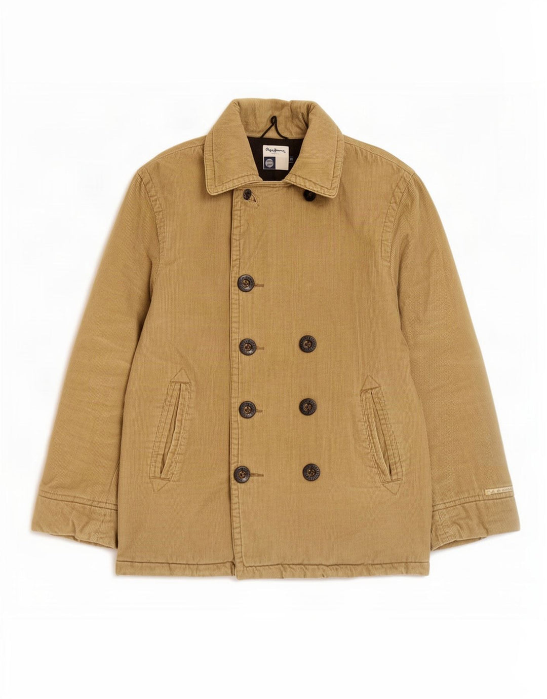 PEPE Jeans Herren Cordjacke UK 38 Medium Beige