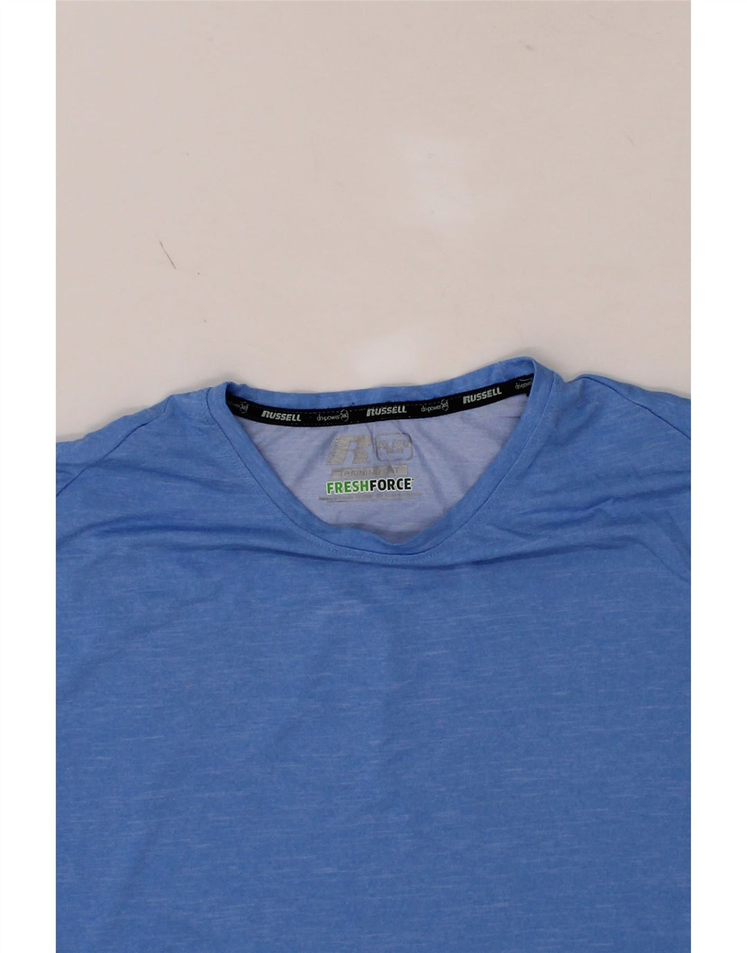 RUSSELL ATHLETIC Mens T-Shirt Top XL Blue Vintage Russell Athletic and Second-Hand Russell Athletic from Messina Hembry 