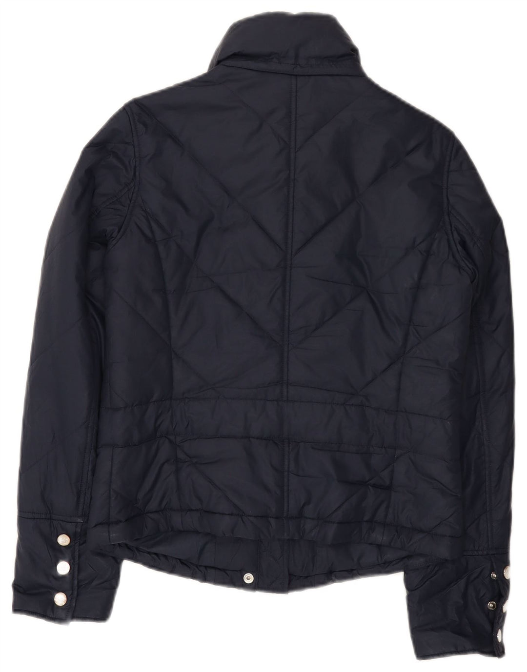 Tommy Hilfiger Damen Wattierte Jacke UK 10 Small Marineblau Polyester