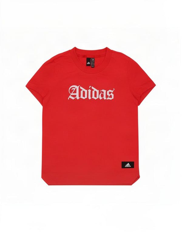 Adidas Damen Graphic T-Shirt Top UK 10 Small Rot