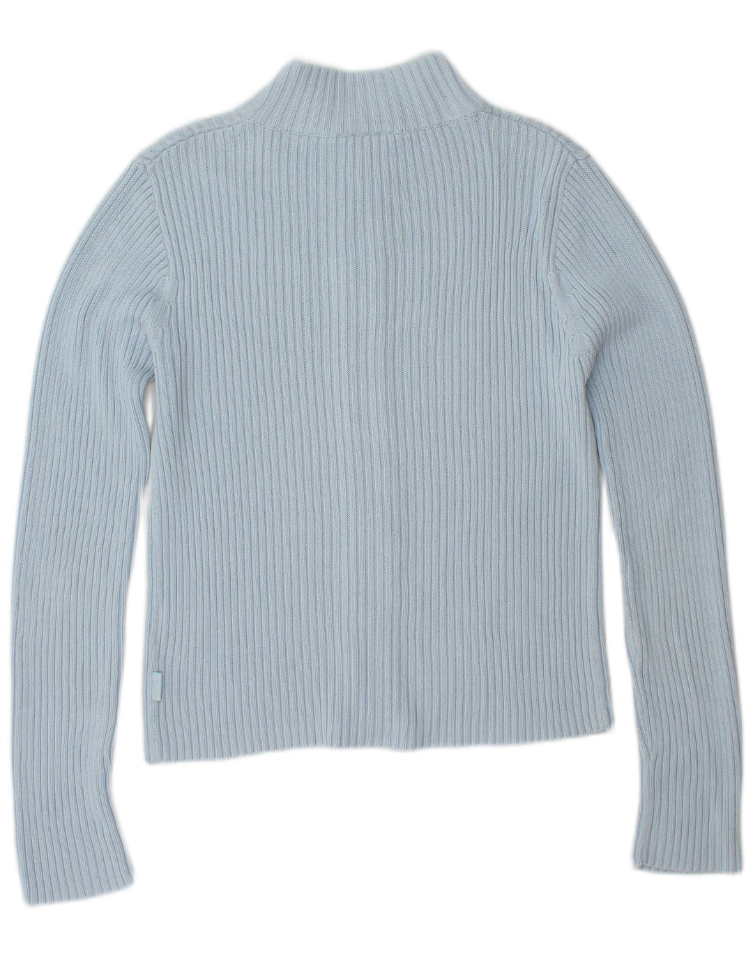 TOM TAILOR Damen Crop Cardigan Pullover UK 12 Mittelblau