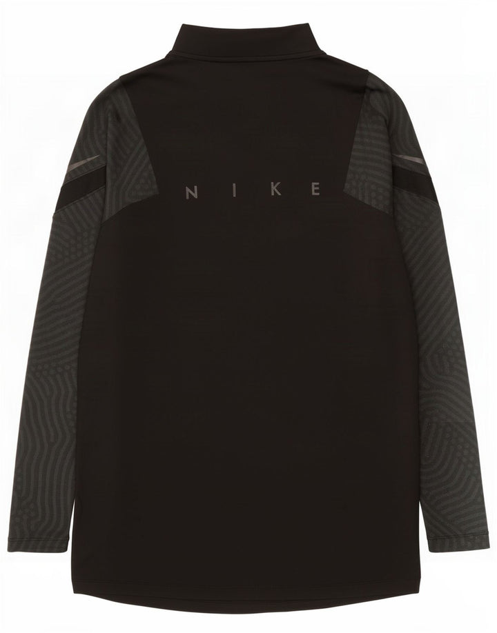 Nike Herren-Trainingsanzug mit Dri-Fit-Grafik und Pullover, Größe S, Schwarz, Nadelstreifen