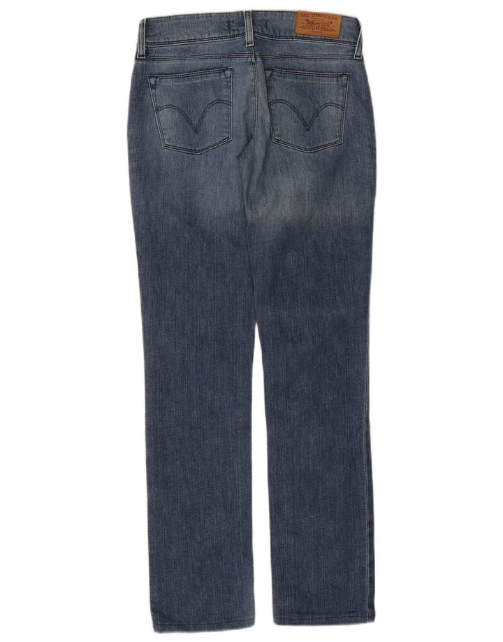 Levi's Damen 571 Slim Jeans W28 L30 Blaue Baumwolle