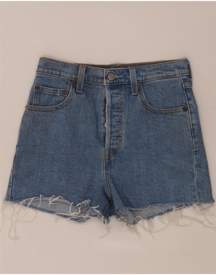 Levi's Damen-Jeansshorts, W26, klein, blaue Baumwolle