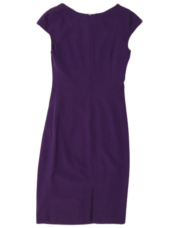 L.K. Bennett Damen Etuikleid UK 8 Small Lila Polyester