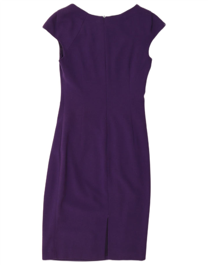 L.K. Bennett Damen Etuikleid UK 8 Small Lila Polyester