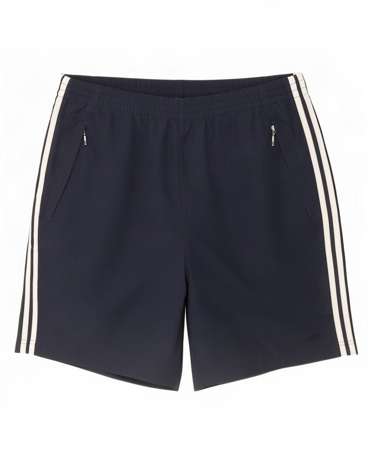 Adidas Herren Sport Shorts XL Marineblau Polyester