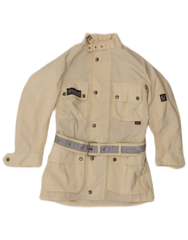 Belstaff Utility-Jacke für Jungen, 7–8 Jahre, aus weißem Nylon