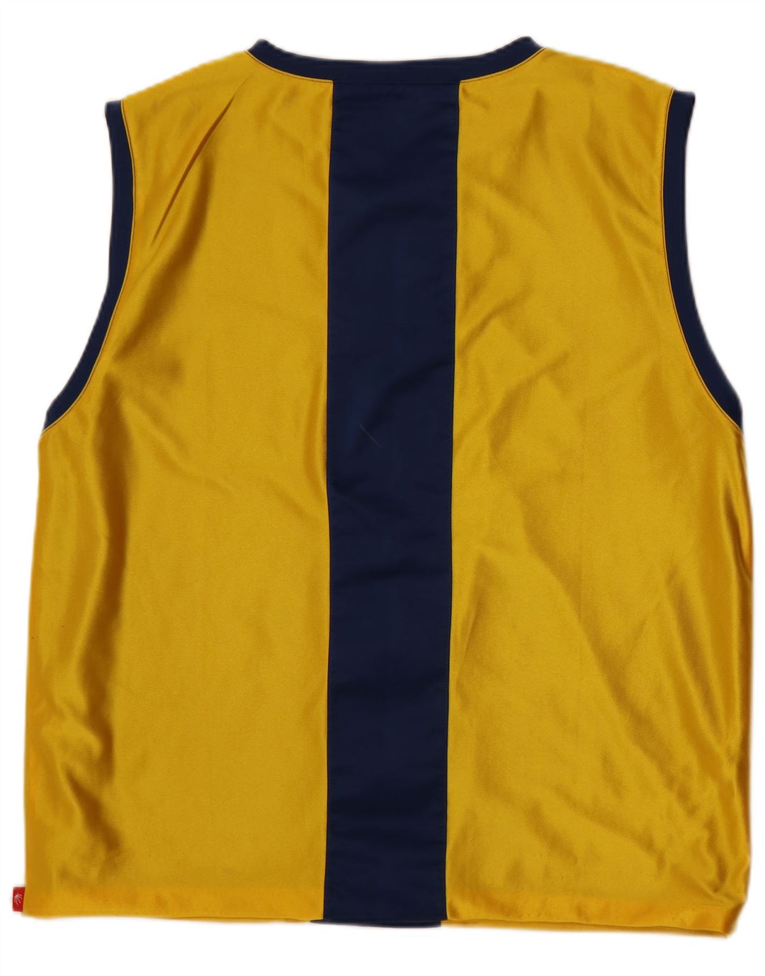 Mazine Herren-Weste-Top XL, gelbes Colourblock-Polyester