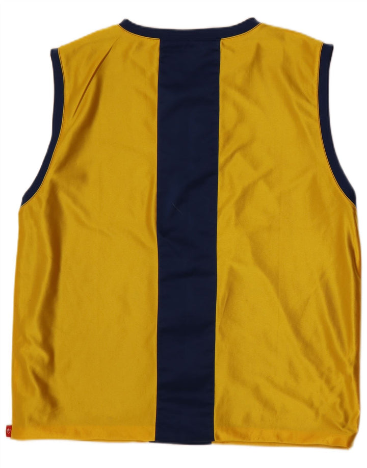 Mazine Herren-Weste-Top XL, gelbes Colourblock-Polyester