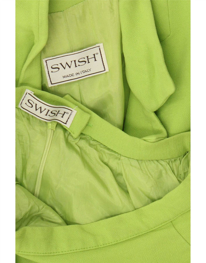 Swish Damen-Rock-Set mit 4 Knöpfen, 2-teilig, UK 8, Größe S, W24, Grün