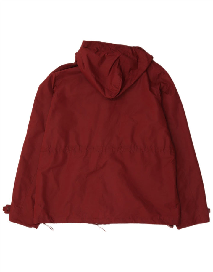 Mountain Warehouse Damen-Regenjacke mit Kapuze, UK 16, Größe L, Burgunderrot, Polyester