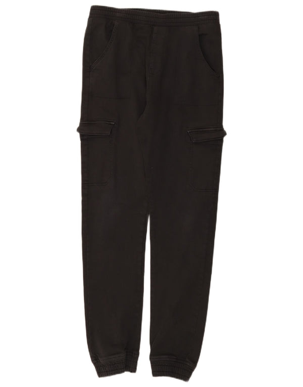 Marks & Spencer Mädchen-Jogger-Cargohose, 13–14 Jahre, W28, L29, Schwarz