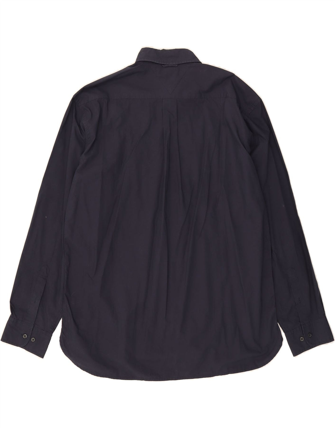 TOMMY HILFIGER Mens Shirt XL Navy Blue Cotton Vintage Tommy Hilfiger and Second-Hand Tommy Hilfiger from Messina Hembry 