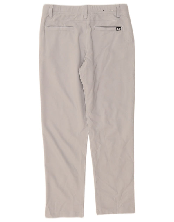 Under Armour gerade Chino-Hose für Jungen, 9–10 Jahre, W28, L24, graues Polyester