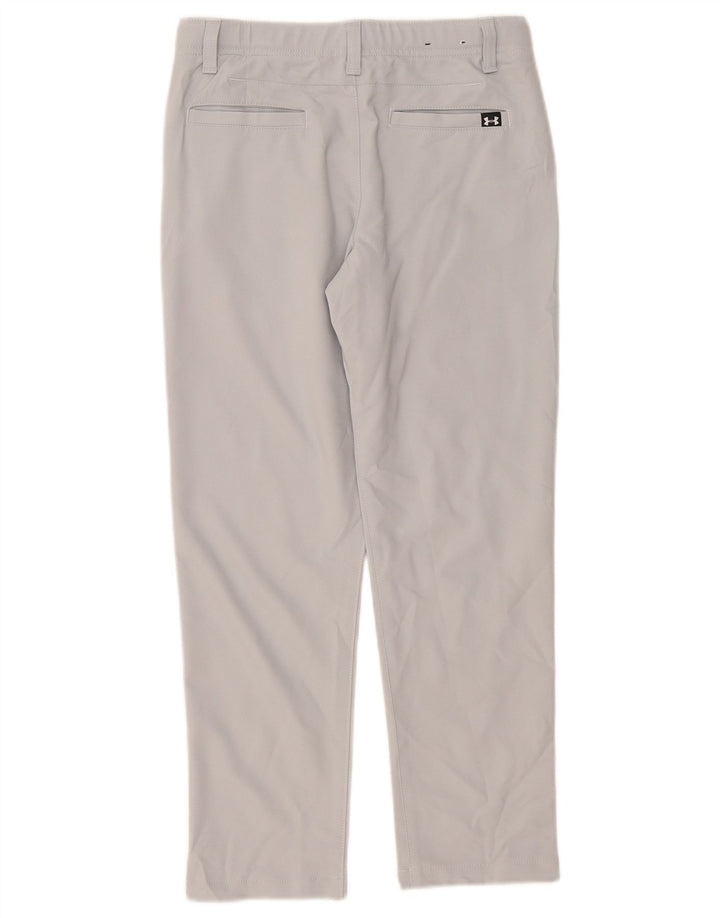 Under Armour gerade Chino-Hose für Jungen, 9–10 Jahre, W28, L24, graues Polyester