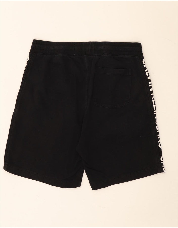 Calvin Klein Herren Graphic Sport Shorts Mittelschwarze Baumwolle