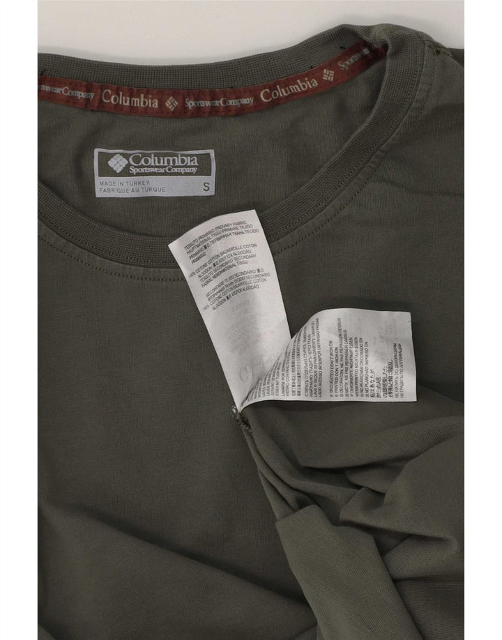 Columbia Herren T-Shirt Top Small Khaki Baumwolle