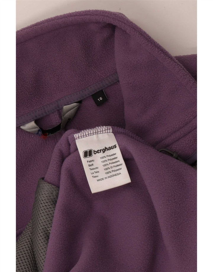 Berghaus Damen Fleecejacke UK 16 Large Lila Polyester