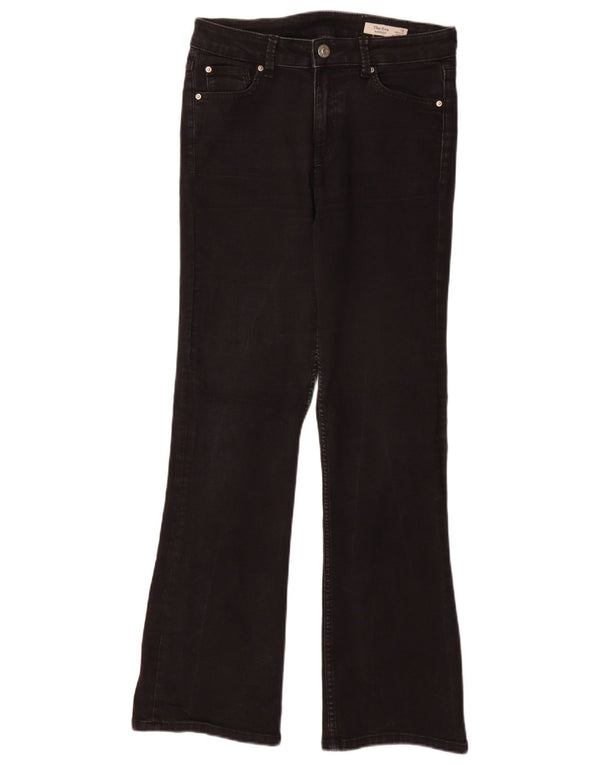 Marks & Spencer Damen The Eva Bootcut Jeans UK 10 Small W28 L31 Schwarz