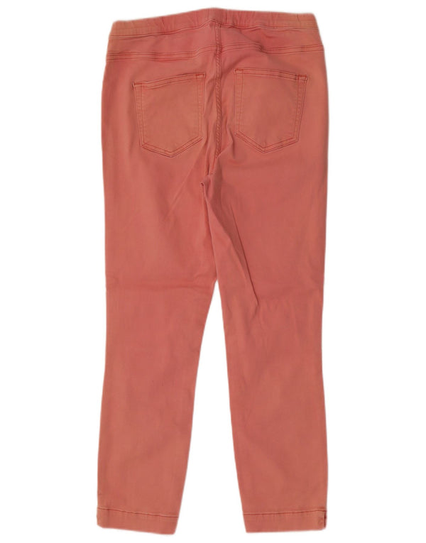 White Stuff Damen Crop Jegging Jeans UK 12 Medium W28 L25 Rosa Baumwolle
