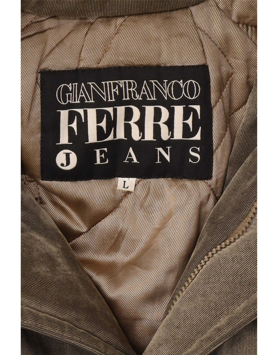 Gianfranco Ferre Herren Kapuzenparkajacke UK 40 Large Grau