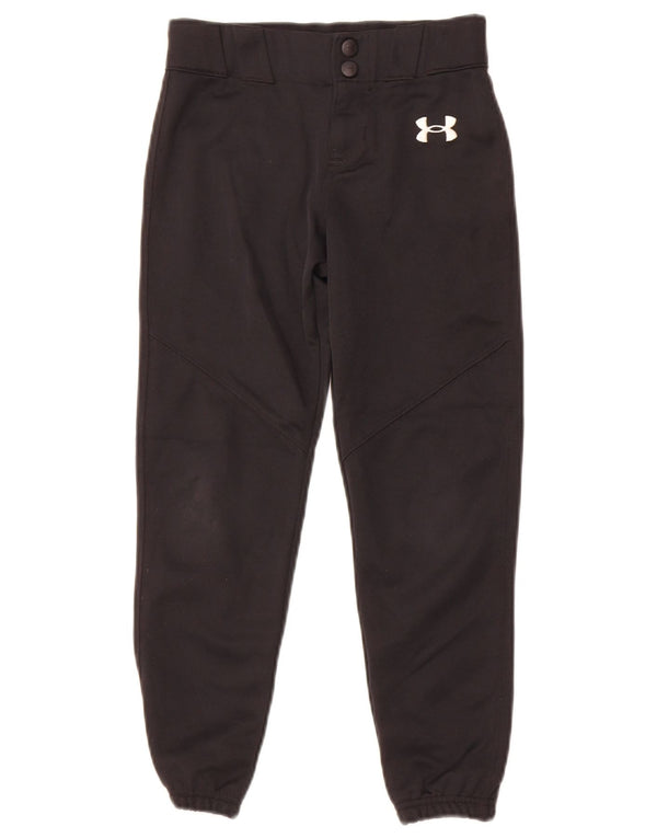Under Armour Jungen-Trainingshose, Jogginghose, 7–8 Jahre, Größe S, Schwarz