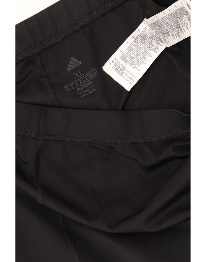 Adidas Damen Climalite Leggings XL Schwarz Polyester Sport