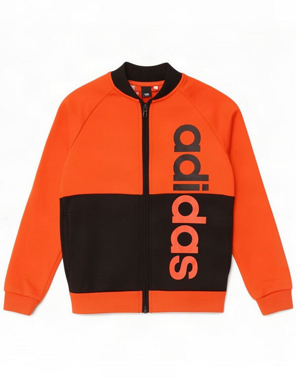 Adidas Graphic Trainingsanzug für Jungen, Jacke, 9–10 Jahre, Orange, Farbblock