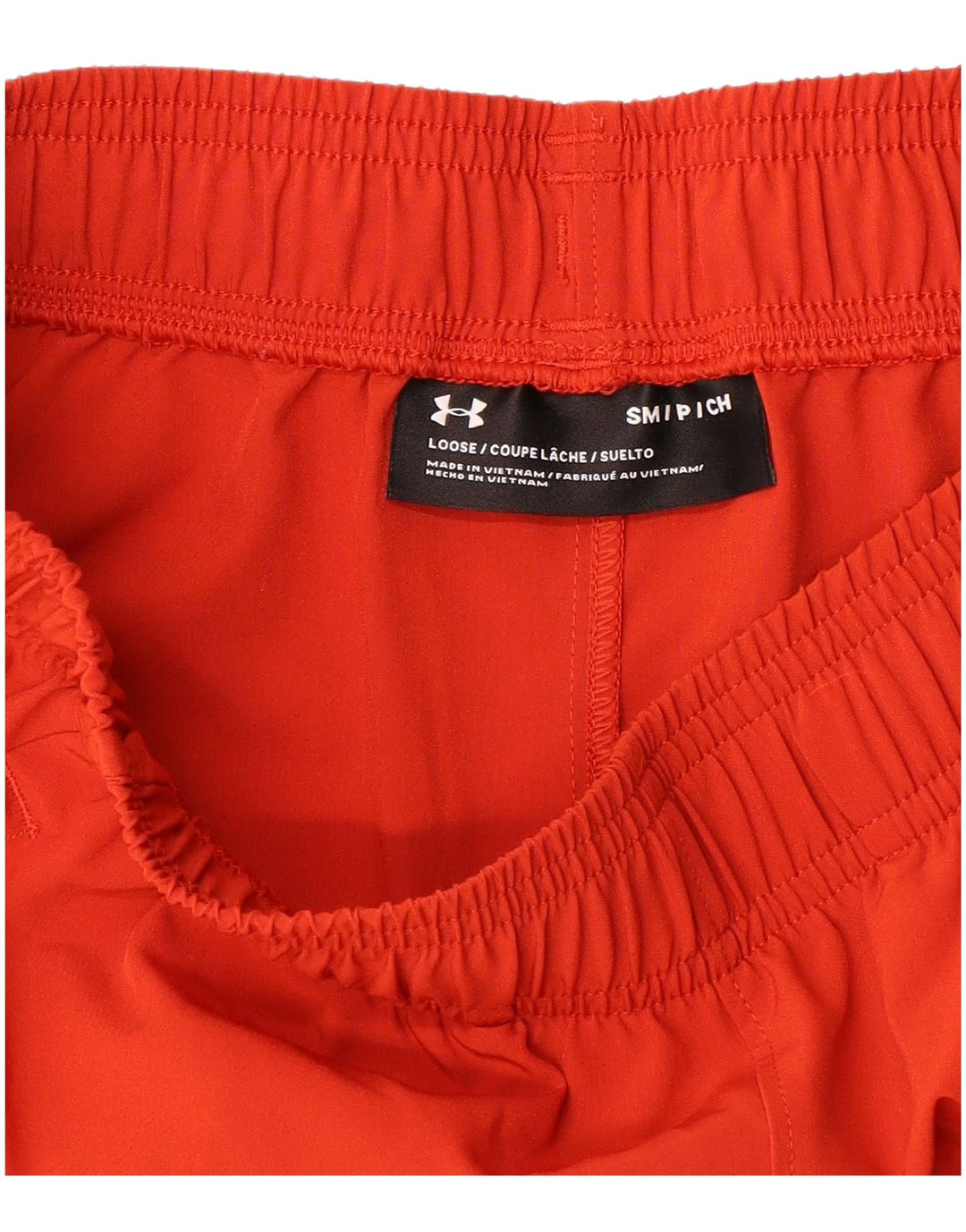 UNDER ARMOUR Herren Sportshorts Small Orange Colourblock