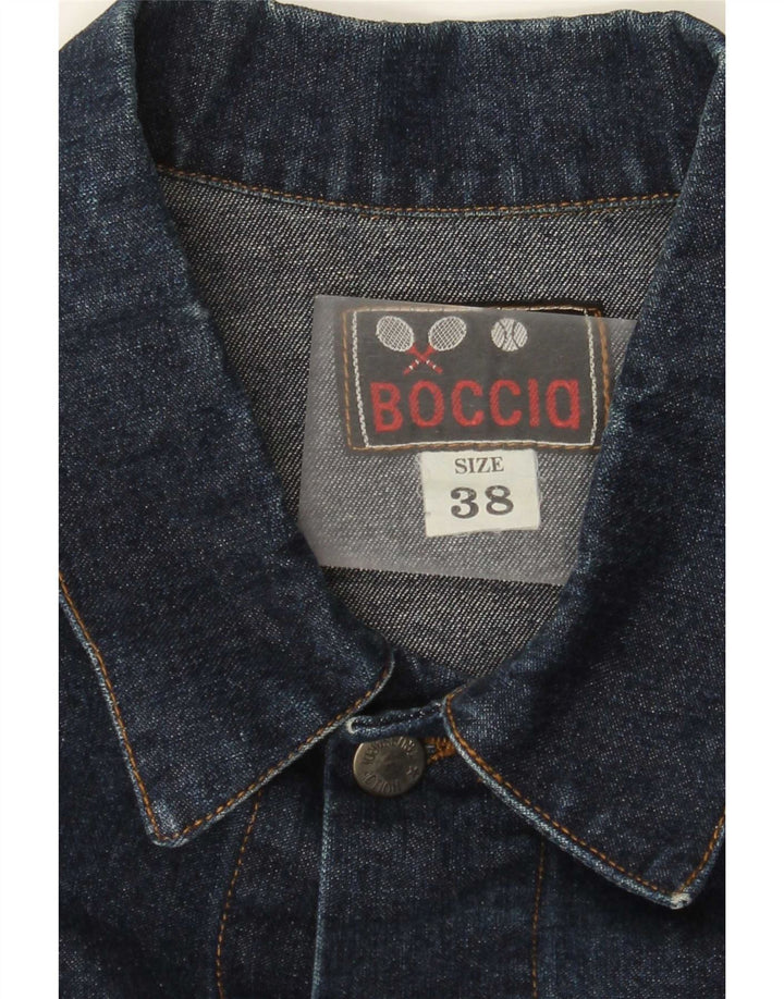 Vintage Herren Jeansjacke UK 38 Medium Marineblau