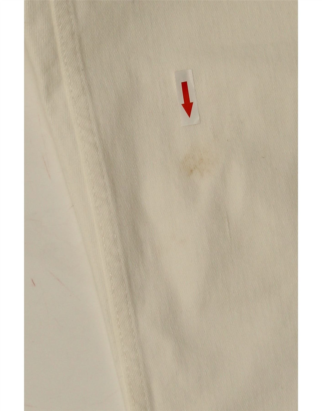 Topshop Damen Slim Jeans W28 L26 Weiß Polyester