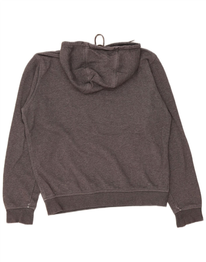 Nike Herren Kapuzenpullover aus mittelgrauer Baumwolle