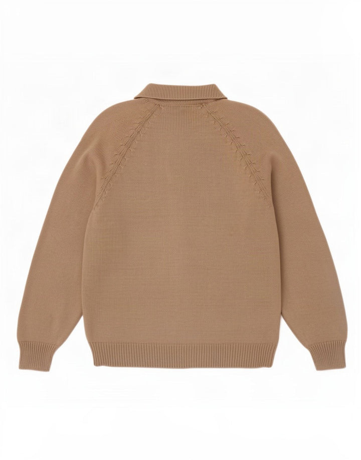 Trussardi Herren-Pullover mit Rollkragen, Mittelbeige