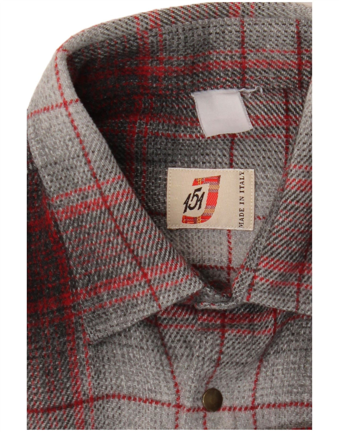 VINTAGE Herren Flanellhemd XL Burgunderrot kariert