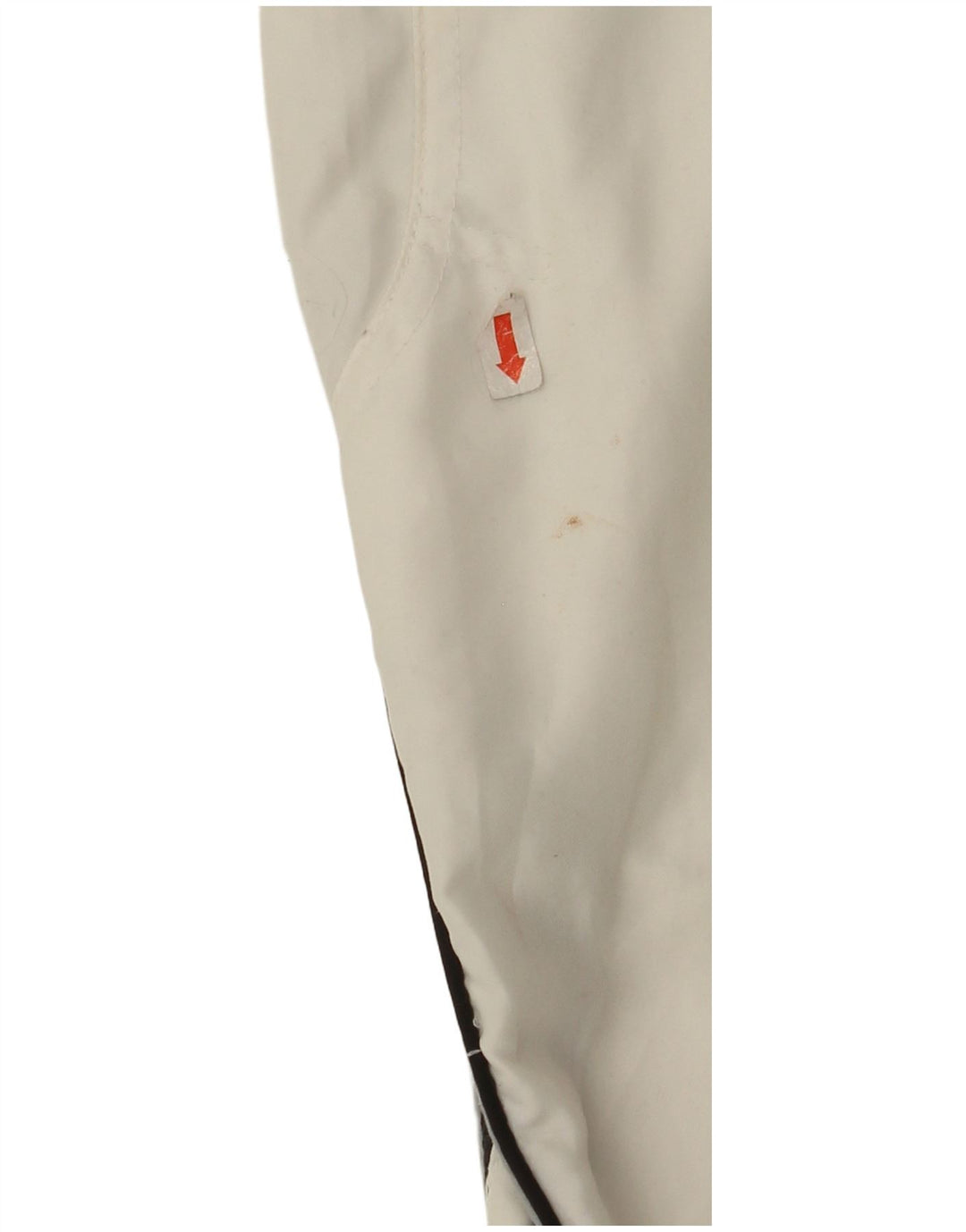 FILA Mens Graphic Crop Tracksuit Trousers Large  White Colourblock