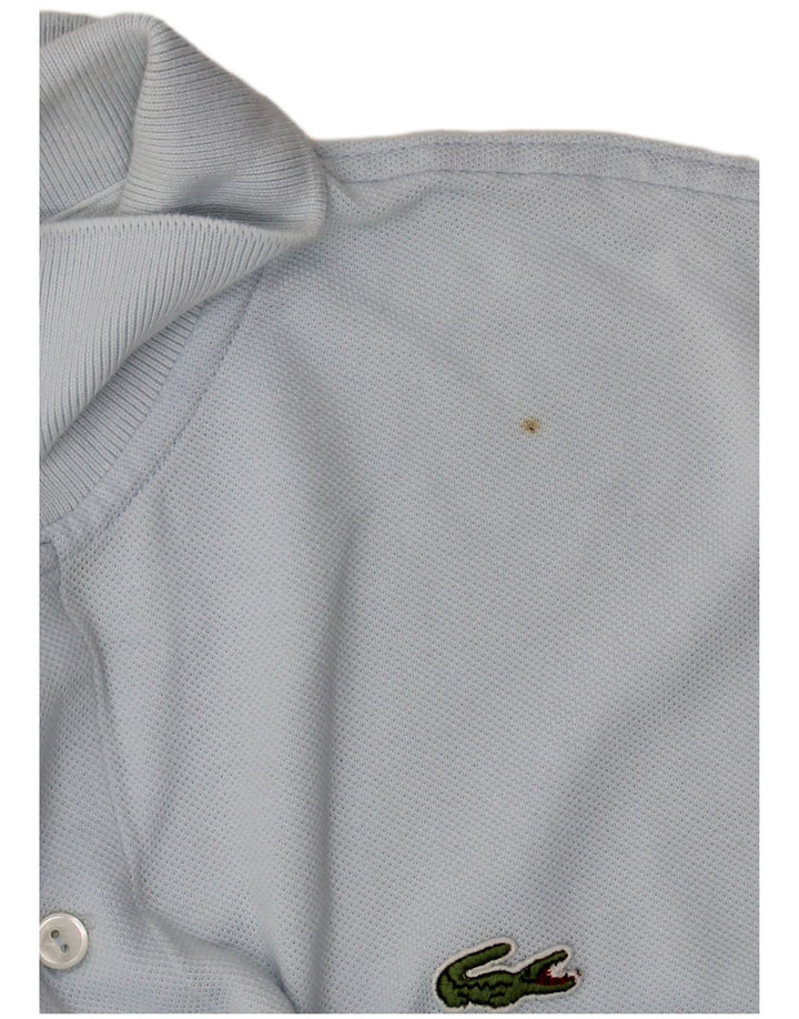 Lacoste Herren-Poloshirt, Größe 6 XL, blaue Baumwolle