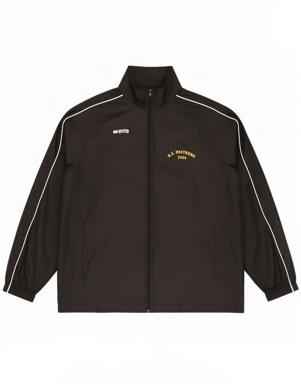 Errea Herren-Trainingsanzug mit Kapuze, Oberteil, Jacke, 2XL, Schwarz, Polyester, Sport
